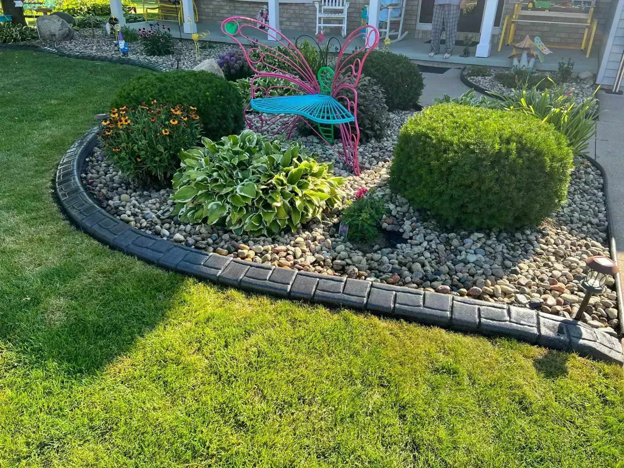 Concrete curbing projects by Votis Enterprises