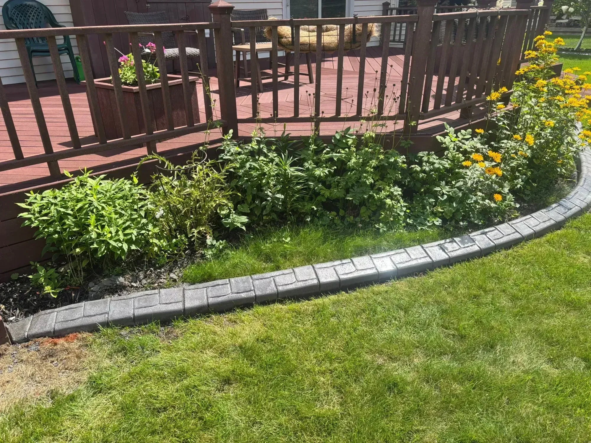 Votis Enterprises Straight Curbing in Eagle River